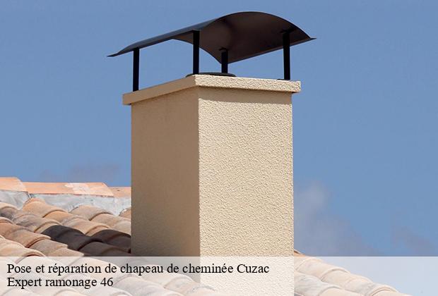 Pose et réparation de chapeau de cheminée  cuzac-46270 Expert ramonage 46