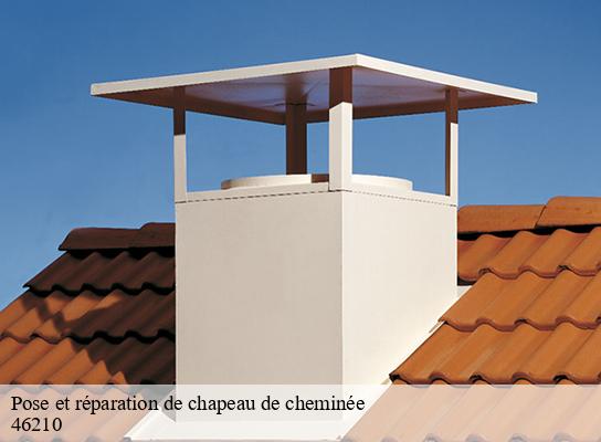 Pose et réparation de chapeau de cheminée  gorses-46210 Expert ramonage 46